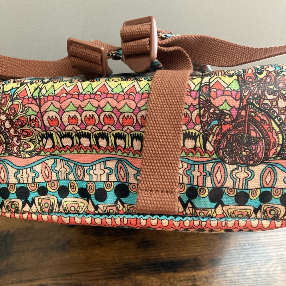 NWT SAKROOTS Multicolor Coated Canvas Large Cargo Backpack - Picture 10 of 13